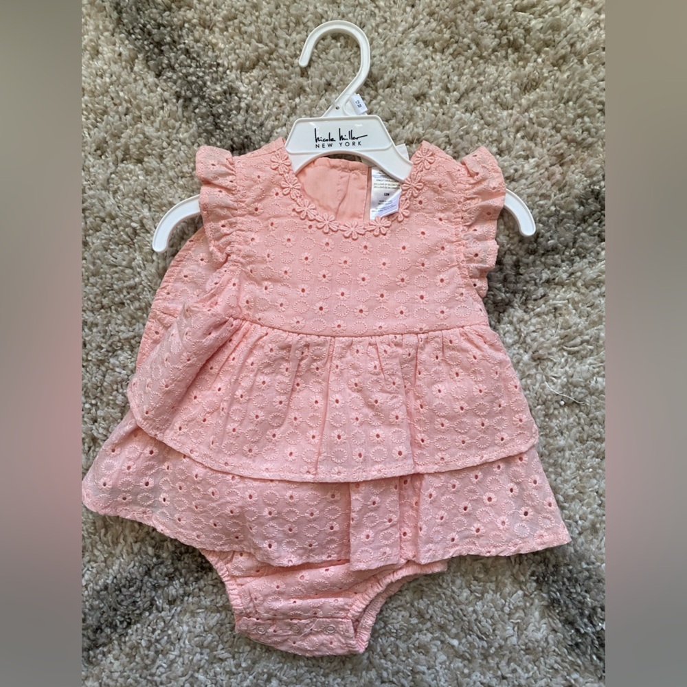 Pink Eyelet Dress